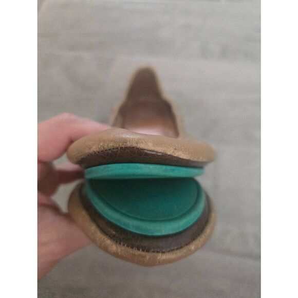 Women's Tieks Ballet Flats Metallic Gold‎ Size 8 - Picture 8 of 10